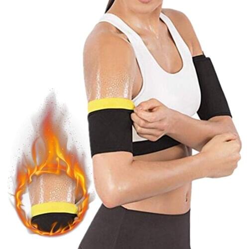 New Slimming Arm Shaper Sleeves (2-Pack) Slimmer Weight Loss Arm Fat Burner Arm Slimmer Sauna Sweat Neoprene Body Wraps