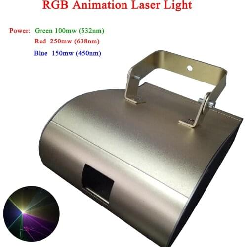 New Golden Shell RGB Animation Laser Light Multi Color DMX 512 Laser Beam Animation Scan DJ Disco Party Stage Decor Lazer Light