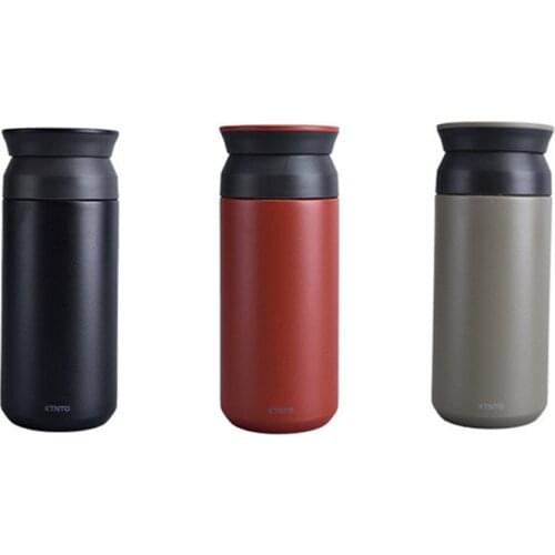 New arrivels 350ml Stainless steel milk coffee tea thermos cup Portable Outdoor travel car office hand Insulated water bottle