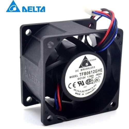 Delta New and Original in TFB0612GHE 6038 60mm 12v 1.68A server fan cooling for 60*60*38mm