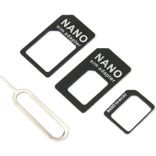Wholesale 3 in 1 for Nano Sim Card to Micro Sim Card & Standard Sim Card Adapter Converter Mobile Phone Accessories