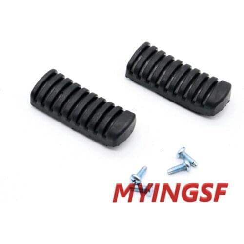 Front Foot Peg Footrest Rubber Cover For KAWASAKI NINJA 400R 650 1000 ER4N ER-6N ER-6F EX400 ER400 ER650 Motorcycle Accessories