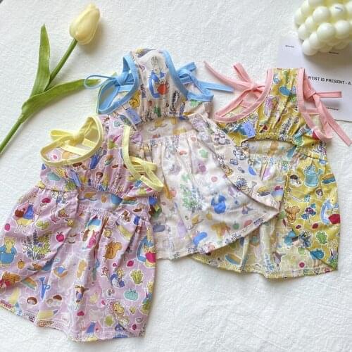 Lovely Dog Dress Summer Pet Dog Clothes Skirt Small Big Large Dog Clothing Poodle Schnauzer Corgi Samoyed Husky Pet Clothing New