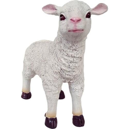 Resin Goat Lamb Statue Outdoor Statues For Garden Decor, Wedding Party Decor