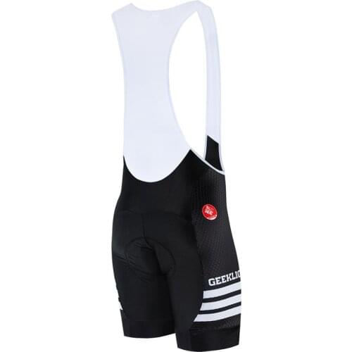 PRO Geeklion Tight Fit Bicycle Bib Pants Quick Dry Bike Padded Short Breathable Men Coolmax Sponge Pants