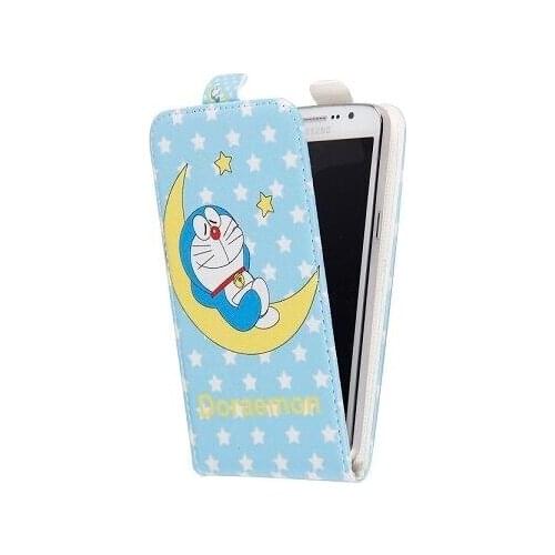 Luxury case for Uhappy up520 v5 phone case Flip Leather back cover skull girl cat item up and down XH005 High quality item case