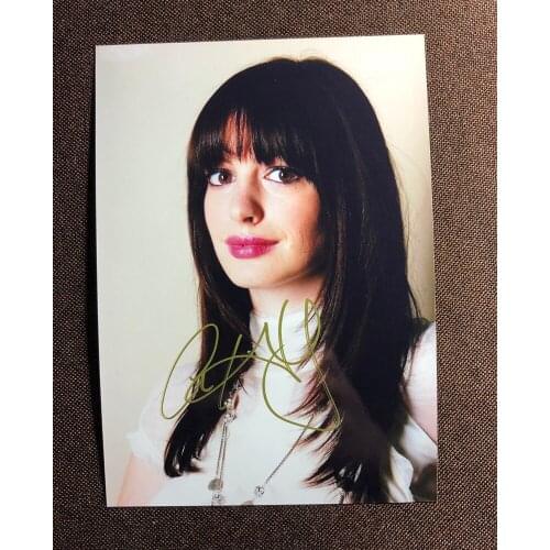 Hand signed Anne Hathaway autographed photo 5*7 autograph in ink 112019P4