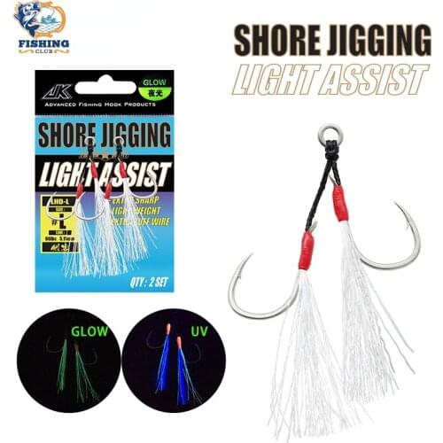 2021 New Fishing LHD Super Tuff Line Double Auxiliary Hook Salt-Resistant Tin Coated High Carbon Steel Fishing Hook Supplies