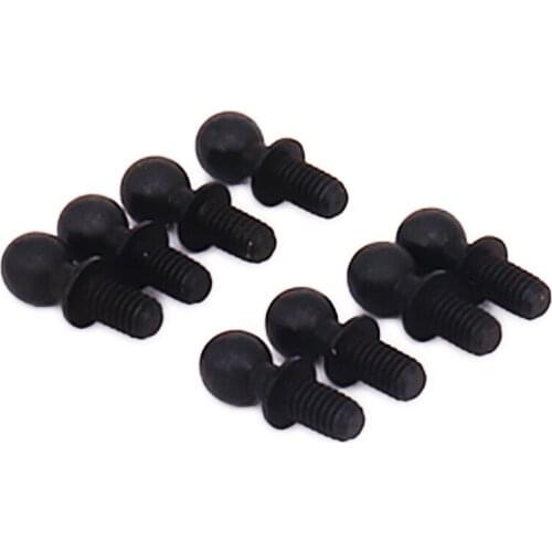Fastshipping 8PCS Ball Stud Ball Head Screws Fastener Bolt Pivots For Rc Hobby Model Car 1/18 Wltoys A959 A969 A979 K929
