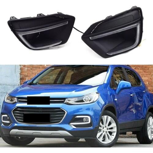 LED Daytime Running Lights DRL Fog Lamps For Chevrolet Trax 2017-2019