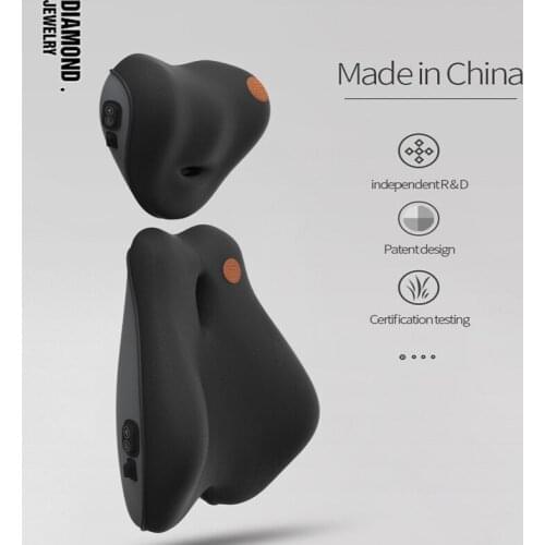 Universal Car Cushion Seat Neck Pillow Headrest Office Chair Lumbar Support Memory Foam Travel Pillowauto Back Head Accessories