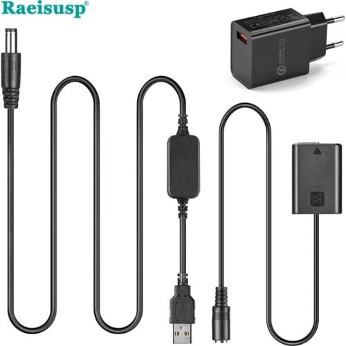 AC-PW20 USB Cable Power Bank NP-FW50 Dummy Battery Charger for Sony A7S2 A7S A7 II A7R A7RII a7m2 A6000 A6300 A6500 A7000 Camera