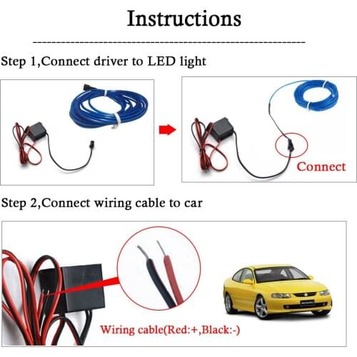 DC12V 1/2/3/5M Waterproof Neon LED EL Wire Cable Lamp Glow Light Tube Party Wedding Decoration Light N2