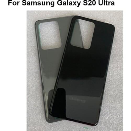 For Samsung Galaxy S20 Ultra Back Battery Cover Rear Door Housing case Rear Glass Repair parts For Samsung Galaxy S 20 Ultra