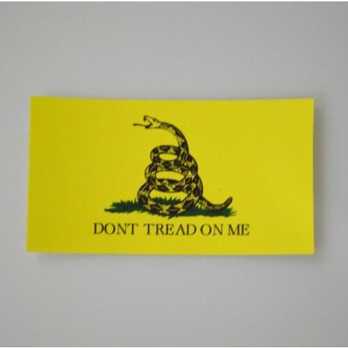 1 PC Don't Tread On Me Garden Flag Decal Sticker