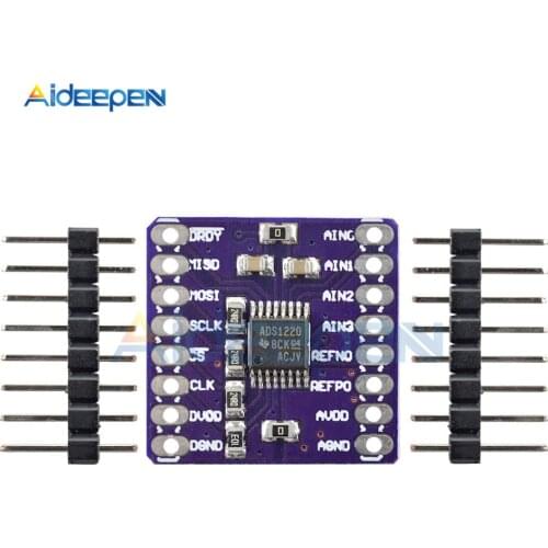 10pcs/Lot DC 3V-5V CJMCU-1220 ADS1220 Low-power 24-bit Analog to Digital Converter Module ADC SPI I2C/IIC Interface For Arduino