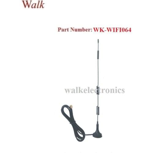 12dBi magnetic mount 2.4GHz wifi whip aerial high gain zigbee blue tooth helical car antenna