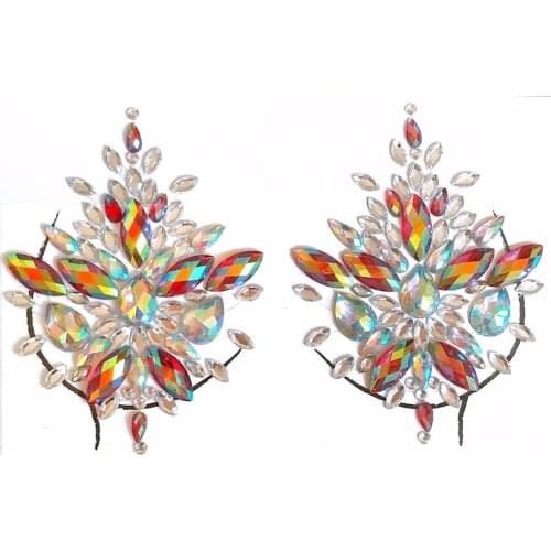 2018 Bindi Sticker Handpicked Boho And Tribal Style Body Decor Sticker can be Stick On Self Adhesive Gems Chest nipple Sticker