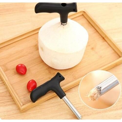 300pcs Coconut Opener Tap Young Driller Coco Water Cocoknife Thai Drill Hole Cut Knife Tool Cleaning Stick Free Shipping SN2113