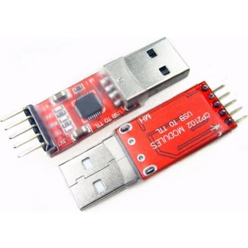 5pcs/lot CP2102 Chip USB 2.0 to UART TTL 5pin adapter Connector Module Serial Converter module Replace FT232