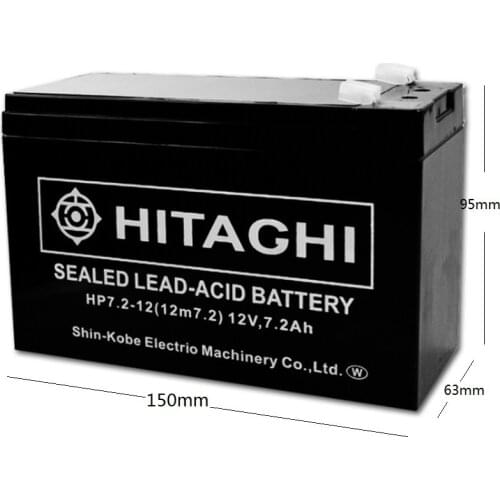 12V Battery 7.2Ah 7Ah Sealed Lead-acid Storage Rechargeable for Children Electric Toy Car Baby Carrier UPS Desk LED Light