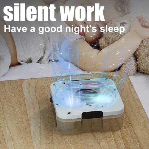 Automatic Fly Trap Device Electric Flycatcher USB Insect Traps Safety Environment Saving anti fly repeller against flies Kitchen