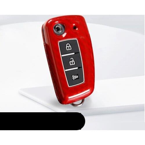 Carbon fiber Alloy Car Key Cover case For Nissan Duke Micra Qashqai Juke X-Trail Nismo Murano Maxima Altima Geniss Tiida Quest