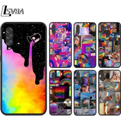 Gay Lesbian LGBT Rainbow for Samsung Galaxy A90 A80 A70S A60 A50 A40 A30 A20 A10E A2 A3 Core Phone Case