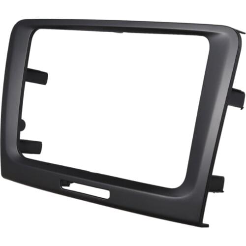 Black 220 X 130 x 210mm 2 Din Car DVD Radio Fitting Dash Panel Fascia Frame for 2009-2014 Skoda Superb