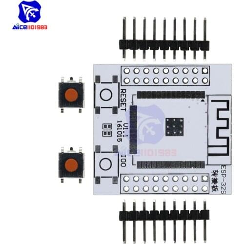 5PCS ESP32 ESP32S IO Adapter Base Board Pinboard Converter with 4 Row Pins for ESP-32S Wireless WiFi Bluetooth Module