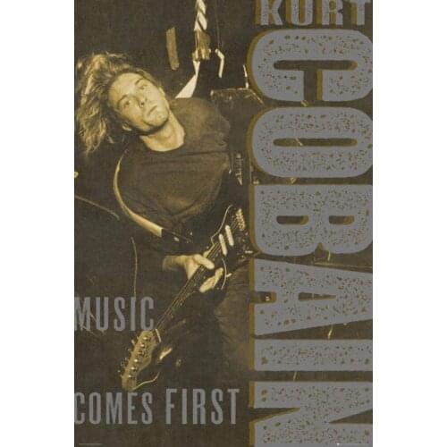 Home Decor Kurt Cobain - Rexroad-Silk Art Poster Wall Sticker Decoration Gift