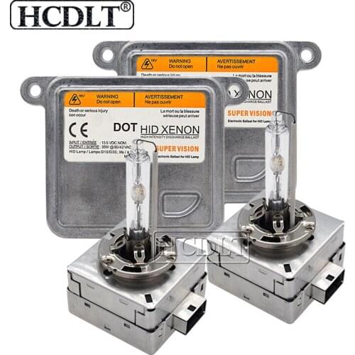 HCDLT 35W Xenon D1S D3S HID Bulb Kit Xenon D3S D1S 55W Car Light Ballast Kit 6000K 4300K 8000K Car Styling HID Replacement Bulb