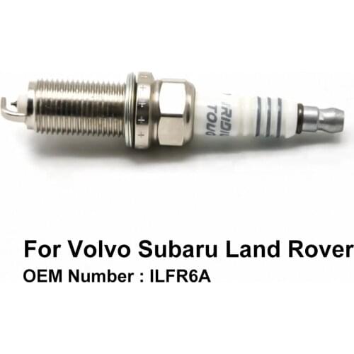COWTOTAL Iridium Spark Plug ILFR6A for Volvo S40 S60 S80 V40 V60 XC60 XC70 C70 Land Rover Freelander 2 OE SILFR6B8 ( Pack of 4 )