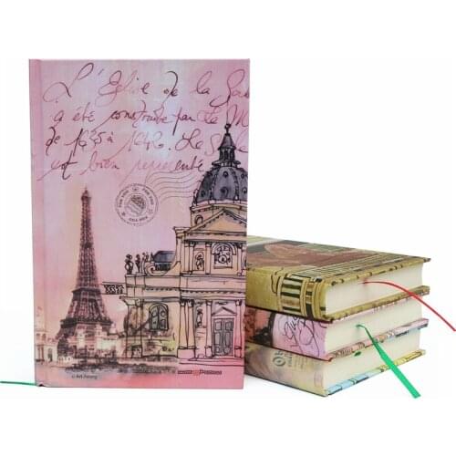 Classical A5 Hard surface notebook Anti-fatigue student notepad Cute girl diary Thick notepad Travel log 160 sheets