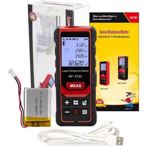 Laser Rangefinder Distance Meter 40M 60M 80M 100M 120M Meterk Laser Distance Meter Electronic Laser Roulette Digital Rangefinder