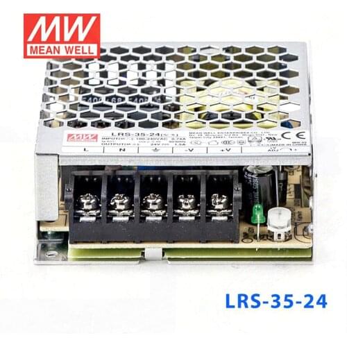 Nice MEAN WELL 2Pack LRS-35-24 24V 1.5A meanwell LRS-35 24V 36W Single Output Switching Power Supply