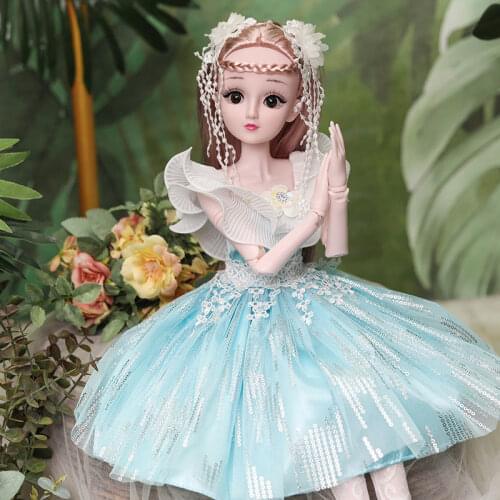 60cm Fashion Dolls Lifelike Big Original Handmade Bjd 1/3 Doll Full Set 20 Jointed Dolls Girls Kids Toys Gift