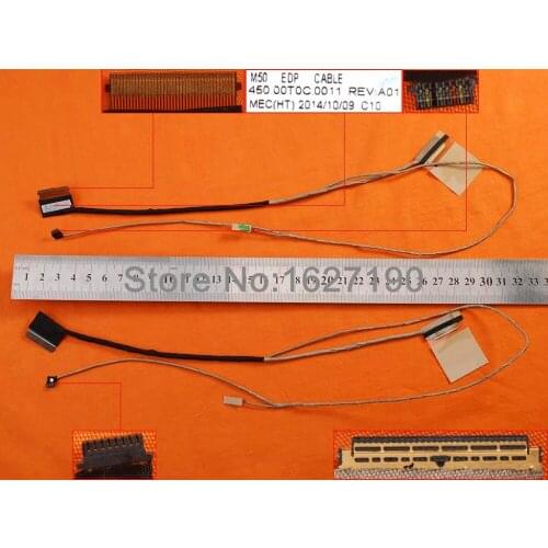 New Laptop Cable For Lenovo M50 M50-70 EDP PN:0.0011 Replacement Repair Notebook LCD LVDS CABLE