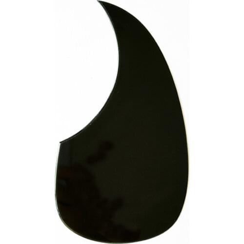Pleroo Custom Guitar pickgaurd - Great Acoustic Guitar Pickguard Teardrop Shape, Black