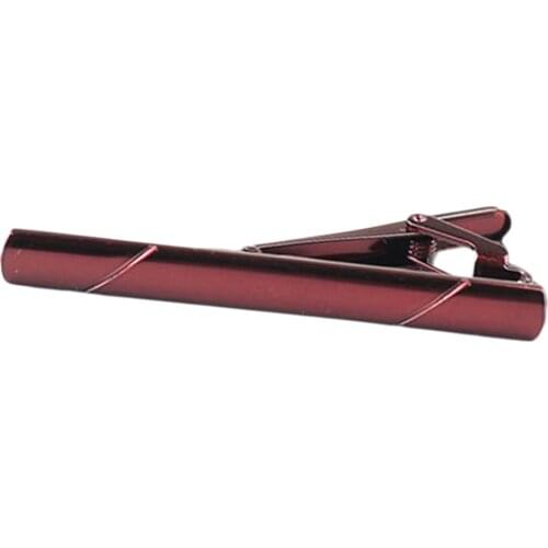 Prettyia Mens Simple Style Tie Clip Copper Necktie Clasp Bar Business Clips