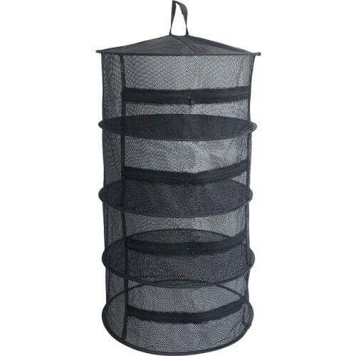 WSFS Hot Herb Drying Net with Zippers Herb Dryer Mesh Tray Drying Rack Flowers Buds Dish Cloths Holder Storage