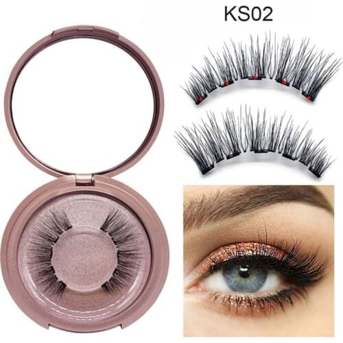 Liquid Eyeliner Magnetic False Eyelash New 5 Magnets Eyelashes for Magnetic Easy to Wear Beauty Tool
