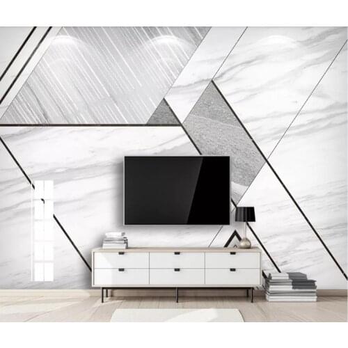 Abstract Geometric Line Wall Paper Mural for Bedroom Photo Wallpaper 3d Art Wall Paint Home Floral Contact Paper Custom
