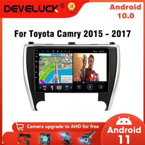 Android 10 2 Din Car Radio For Toyota Camry 7 XV 50 55 2015 2016 2017 Multimedia Video Player Navigation GPS RDS Car stereo DVD