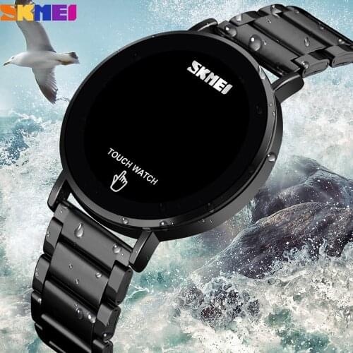 SKMEI Army Digital Mens Watch Steel Strap Male Clock Gifts For Men Waterproof Electronic Wristwatch Free Shipping Hombre Reloj