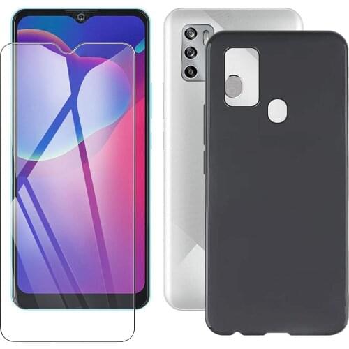 For ZTE Blade Optus X Pro Cover + Screen Protector Tempered Glass Protective Film For ZTE Blade Evoke Plus 2