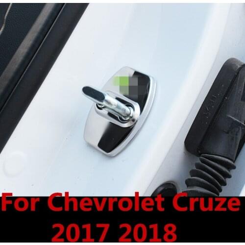 For Chevrolet Cruze 2017 2018 Car Waterproof Door Lock Protective Cover Waterproof and rustproof Interior decoration Accessories