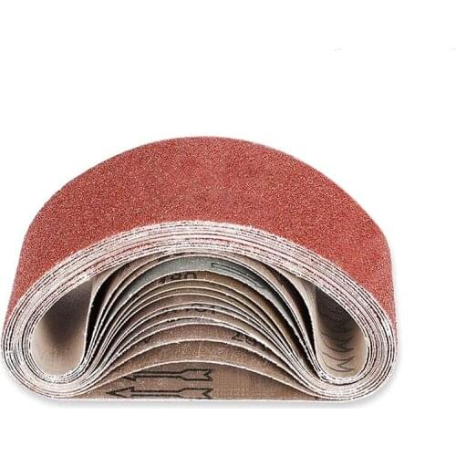 HOT-26PCS 3 x 21-Inch Aluminum Oxide Sanding Belts 40/60/80/120/180/240 Assorted Grits Abrasive Belts for Belt Sander