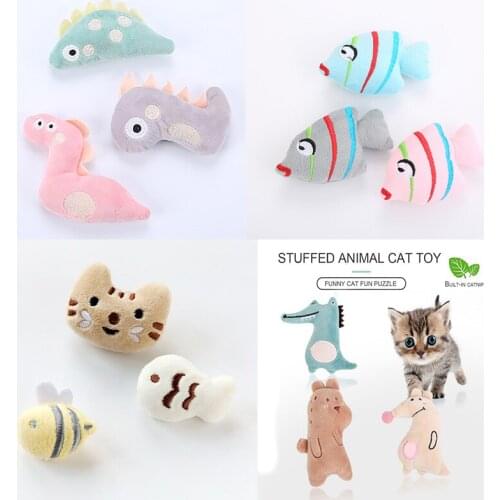 Pet Cat Toy Catnip Partner Pillow Interactive Durable Soft And Non-Toxic Chew Toys Soft Catnip Funny Toys Product Supply Product