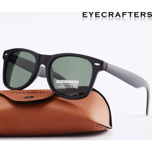 G15 Green Retro Sunglasses Eyewear Vintage Mens Womens Fashion Eyecrafters Polarized Sunglasses Driving Mirrored UV400 C2140